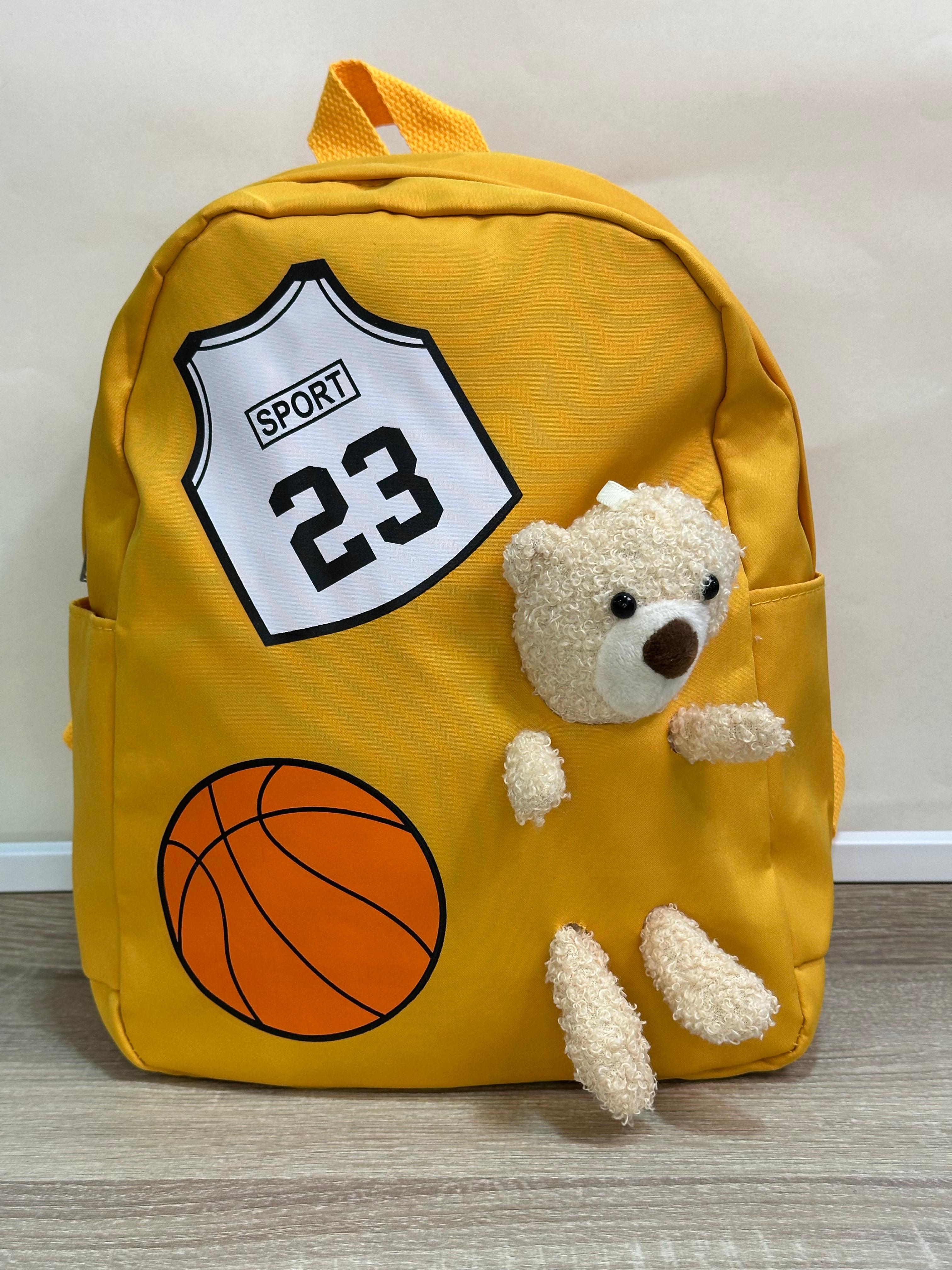Mochila Escolar Infantil con Oso