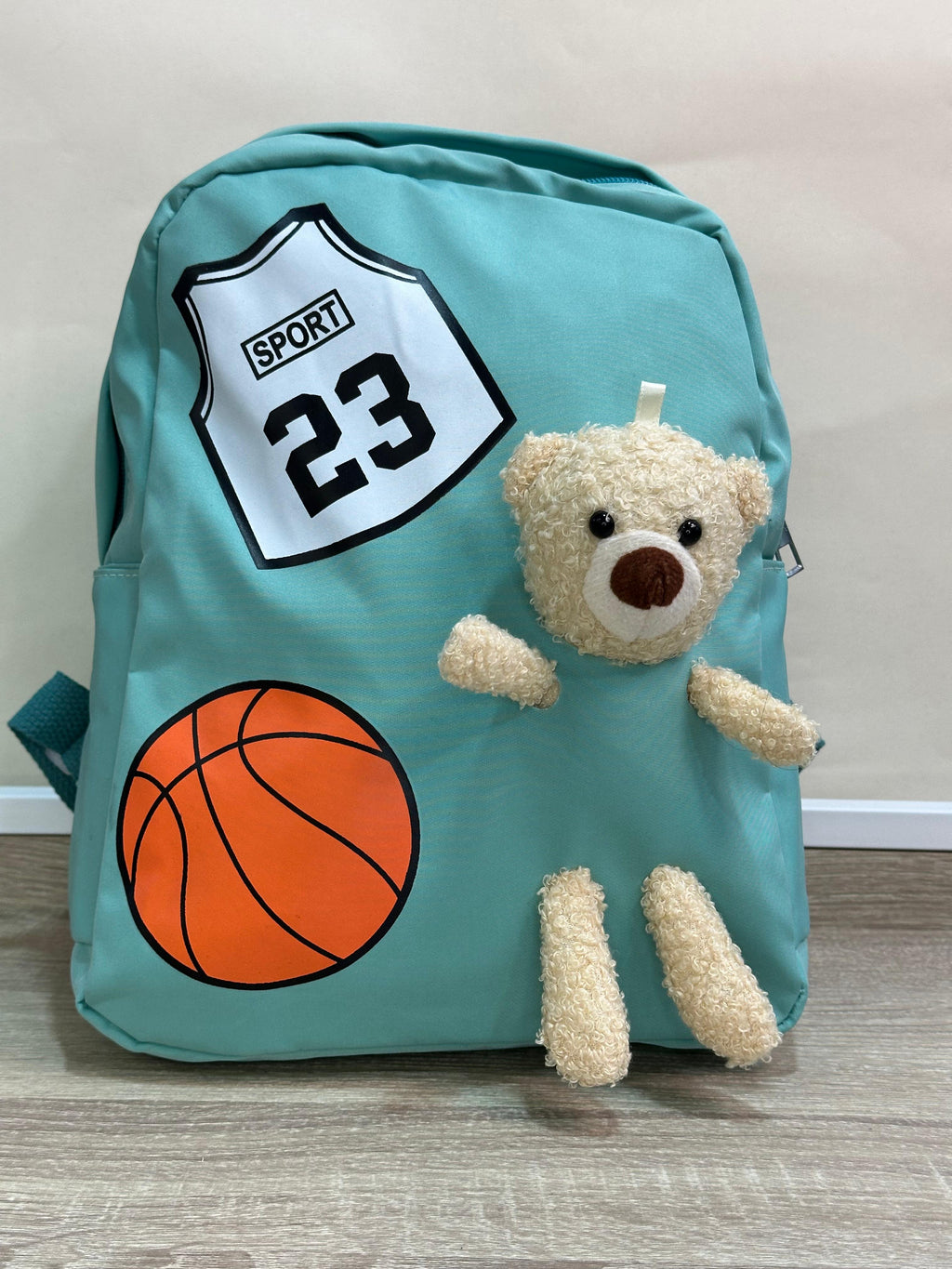 Mochila Escolar Infantil con Oso