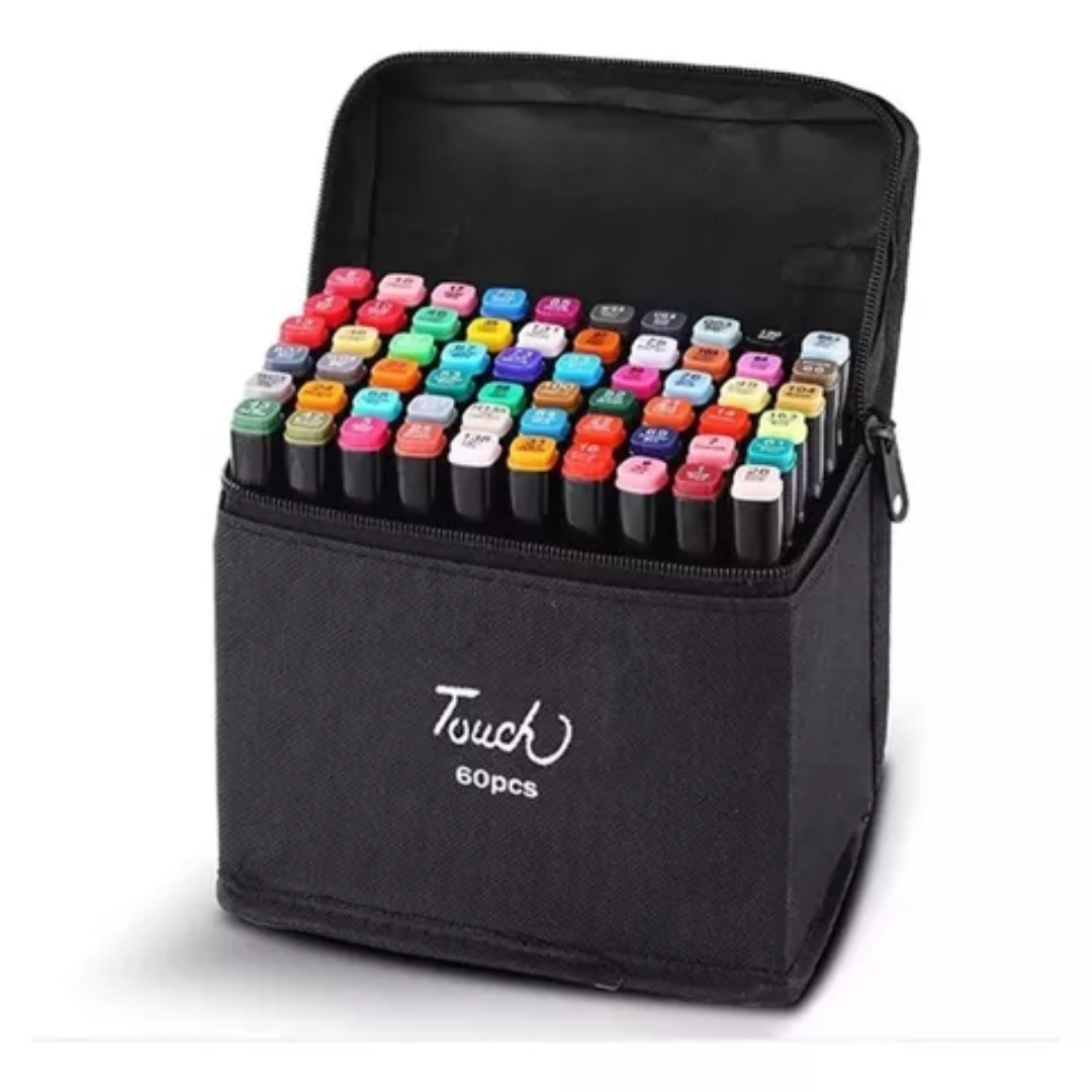 Set De Plumones 60 Marcadores