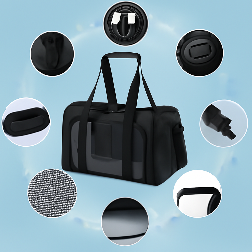 MOCHILA TRASNPORTADORA MASCOTAS PLEGABLE